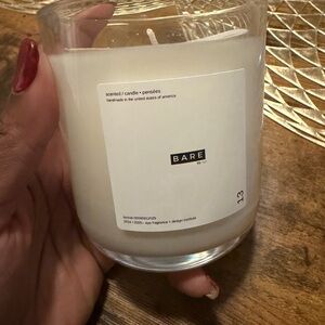White Scented Candle